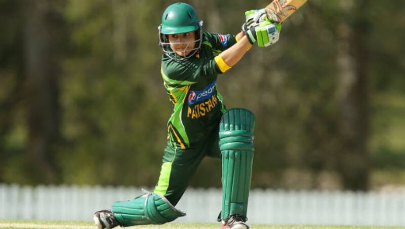 Javeria Khan was hit on the jaw during match against West Indies &copy; Getty Images