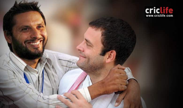 Rahul Gandhi invites Shahid Afridi to join Youth Congress