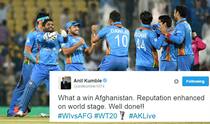 Cricket fraternity congratulate Afghanistan on their win against West Indies in ICC World T20 2016