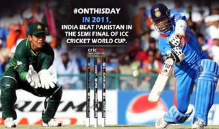 India beat Pakistan to advance to the finals of the 2011 World Cup