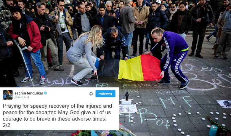 Cricket fraternity react to terror attacks in Brussels