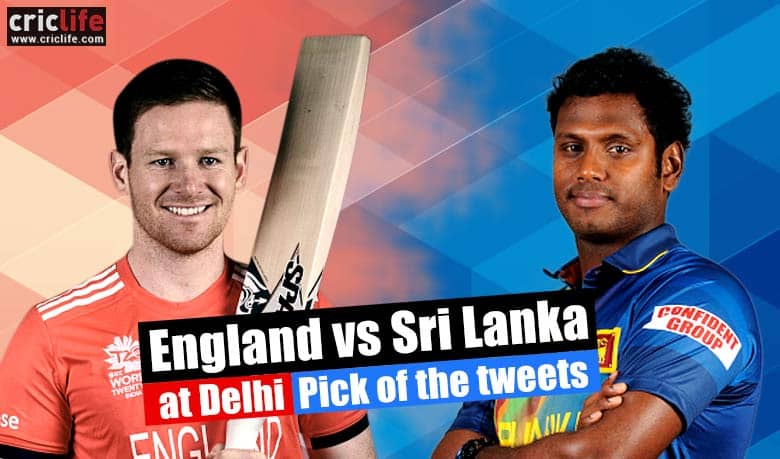 ICC World T20 2016, Super 10, Pick of the tweets: England vs Sri Lanka at Delhi