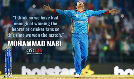“Enough of winning hearts, time to win matches now”, feels Afghanistan’s Mohammad Nabi