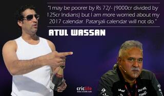Atul Wassan sees the lighter side of the Vijay Mallya incident; worried about his 2017 calendar
