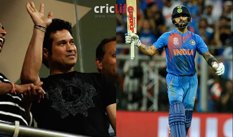 Twitter erupts with ‘Sachin Sachin’ chants as Virat Kohli slams another fifty at Wankhede