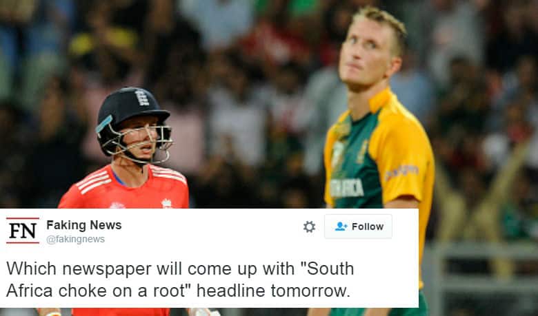 South Africa get trolled on Twitter after defeat against England