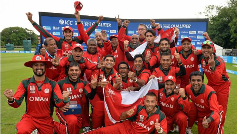 Oman (above) pulled out a stunner against Ireland &Acirc;&copy; Oman Facebook page