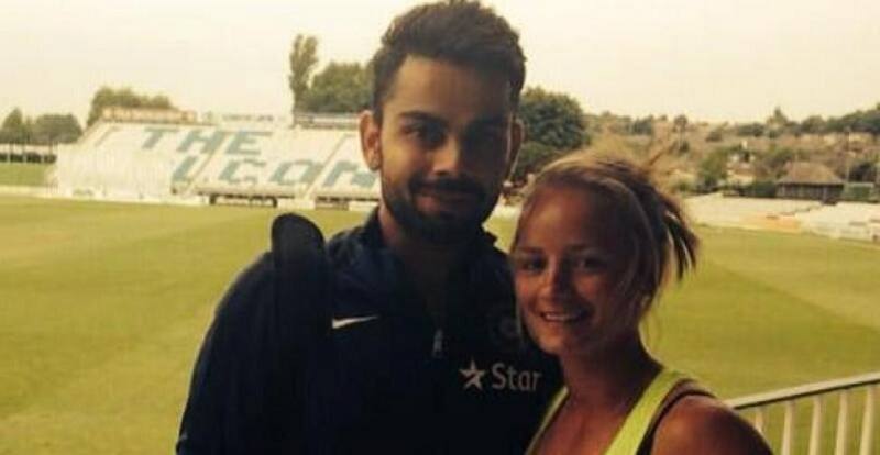 विराट कोहली और डेनियल वेट (Photo Courtesy: Twitter)