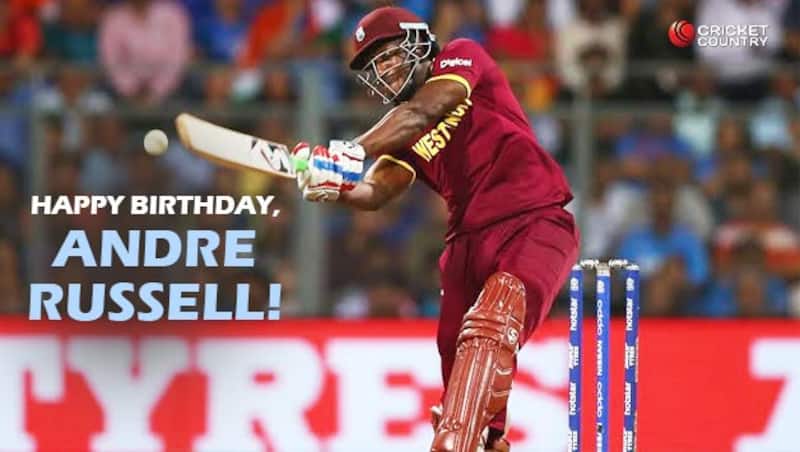 Andre Russell celebrates his 28th Birthday on Friday &copy; Getty Images