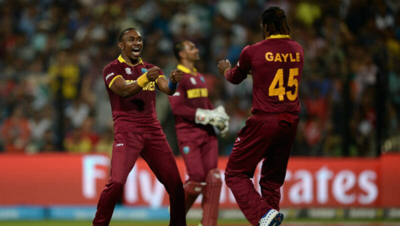 DJ Bravo and Chris Gayle