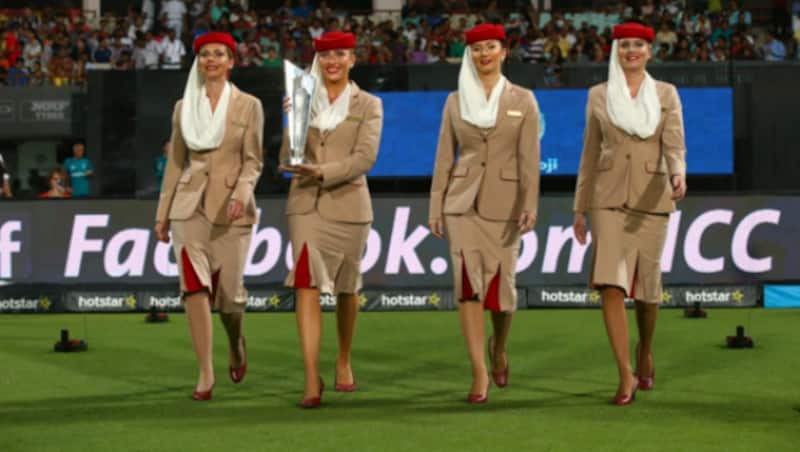 Emirate Airline and ICC have signed a deal of an additional seven years. Photo courtesy: ICC's Twitter 