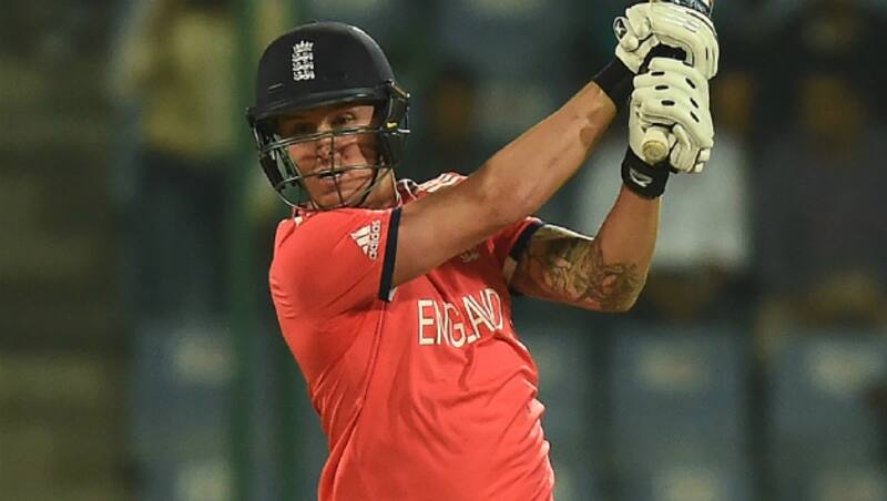 Jason Roy (above) was dismissed for an unfortunate duck by spinner Samuel Badree © AFP