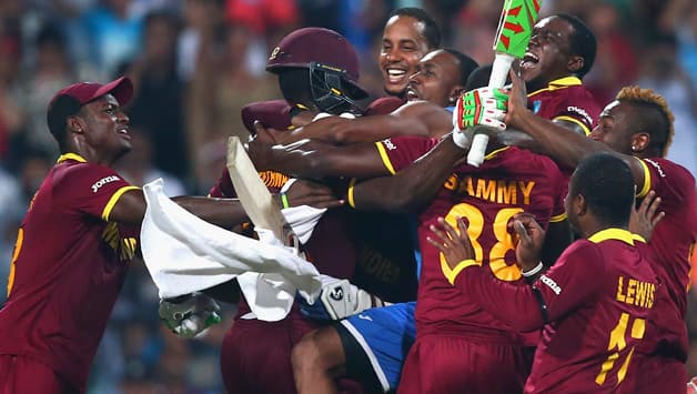 T20 World Cup 2016 West Indies Men Women Team Celebrate Win With