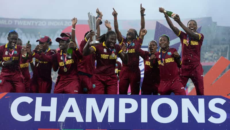 West Indies Women lifted their maiden Women World T20 Trophy on Sunday at Kolkata defeating Australia Women by 8 wickets &Acirc;&copy; Getty Images