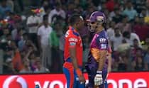 Video: When Dwayne Bravo and MS Dhoni collided with each other
