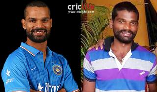Shikhar Dhawan and a technician from Kannada film industry
