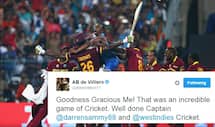 Carlos Brathwaite given Team India jersey by Virat Kohli after T20 World Cup 2016 semi-final