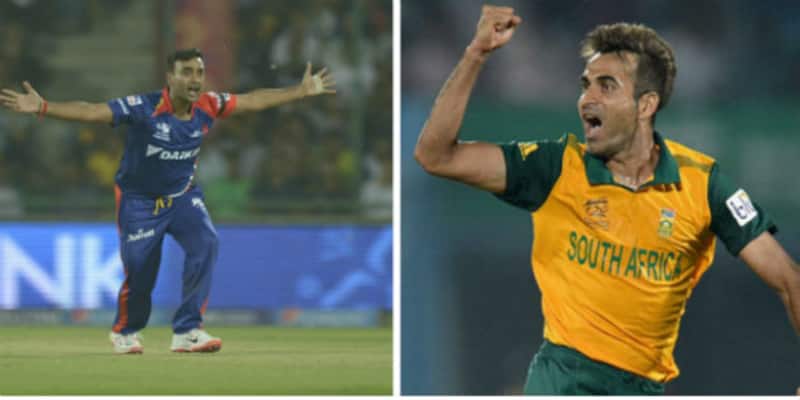 Amit Mishra and Imran Tahir &copy; Getty Images
