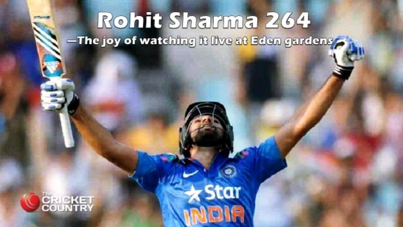 264, a number that broke uncountable records, got etched after Rohit Sharma's name forever. Photo courtesy: Twiiter (T20-Cricketworldcup)