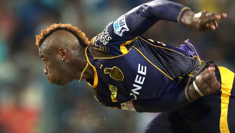Andre Russell playing for Kolkata Knight Riders will be all set to clash against Dwayne Bravo from Gujarat Lions © AFP