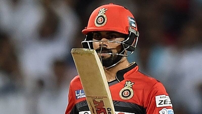 Virat Kohli struck eight boundaries and seven sixes &Acirc;&copy; AFP