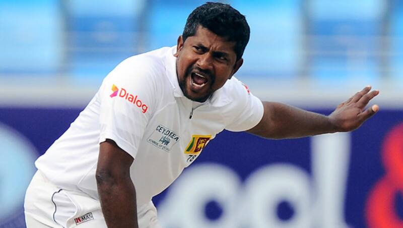 Rangana Herath needs just one wicket to surpass Derek Underwood &copy; AFP