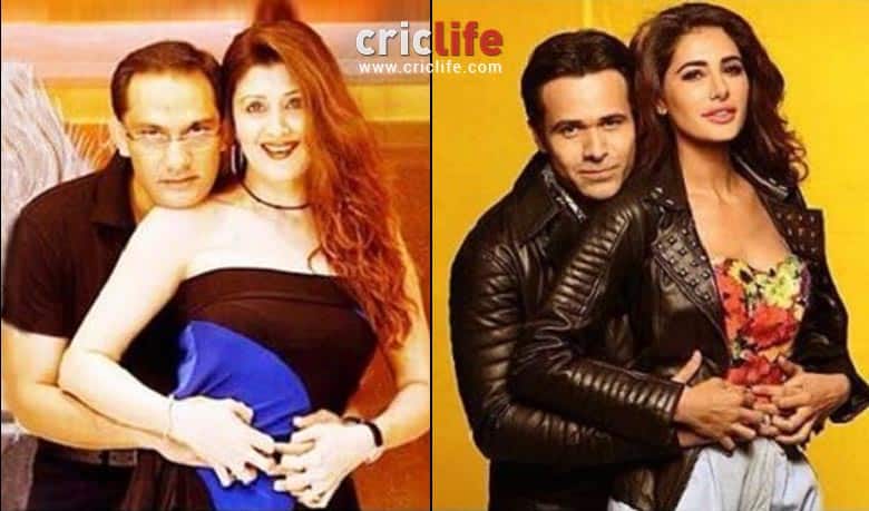 Photo: Emraan Hashmi, Nargis Fakhri strike a Mohammad Azharuddin – Sangeeta Bijlani pose for ‘Azhar’