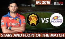 IPL 2016: Gujarat Lions beat Mumbai Indians by 6 wickets at Kanpur, Stars and Flops