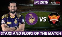 IPL 2016: Kolkata Knight Riders beat Sunrisers Hyderabad by 22 runs at Kolkata, Stars and Flops