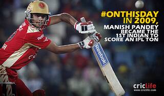 When Manish Pandey became 1st Indian to score a hundred in IPL