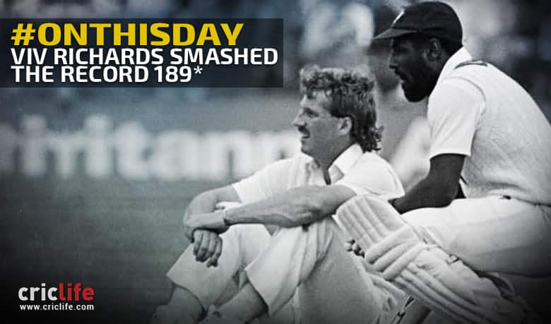 Video: Viv Richards’ record of highest ODI score that stood tall for almost 13 years