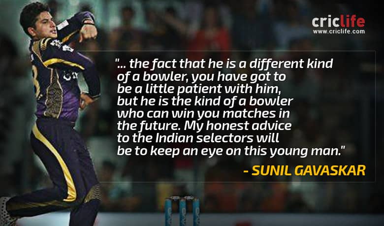 “Selectors should keep an eye on Kuldeep Yadav”, says Sunil Gavaskar