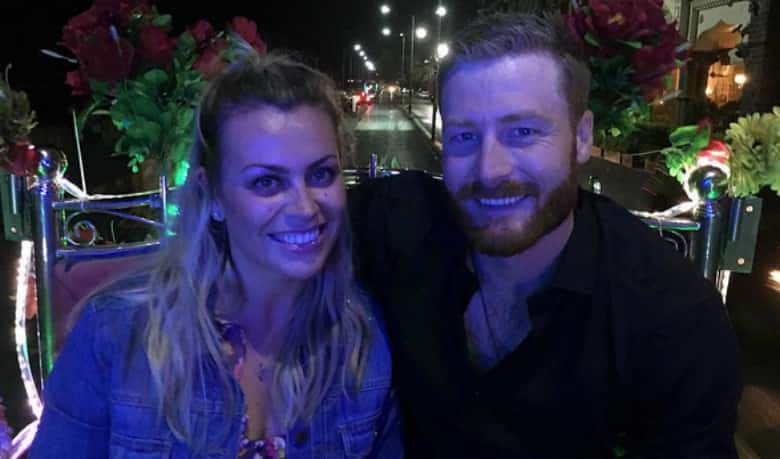 Martin Guptill with wife Laura McGoldrick