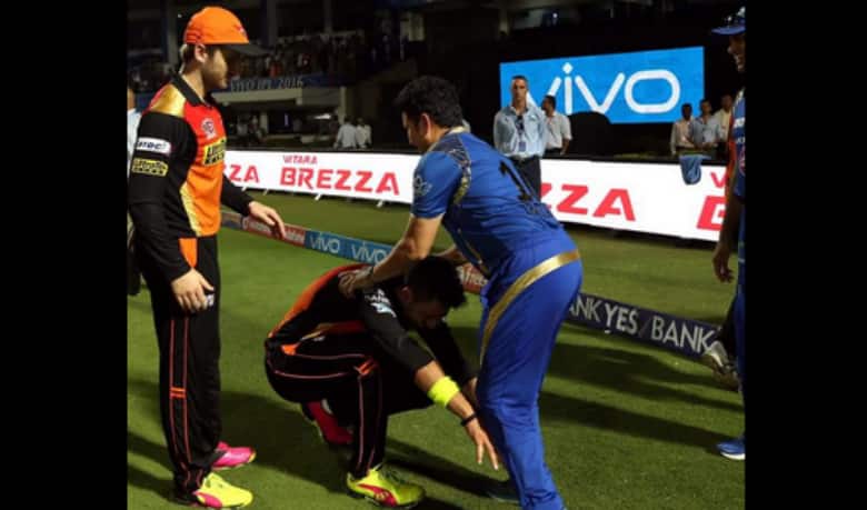 Yuvraj Singh does it again; touches feet of ‘God of cricket’ Sachin Tendulkar