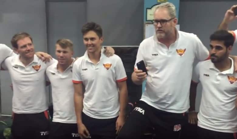 Video: Tom Moody’s victory speech and team anthem after SRH make it to playoffs