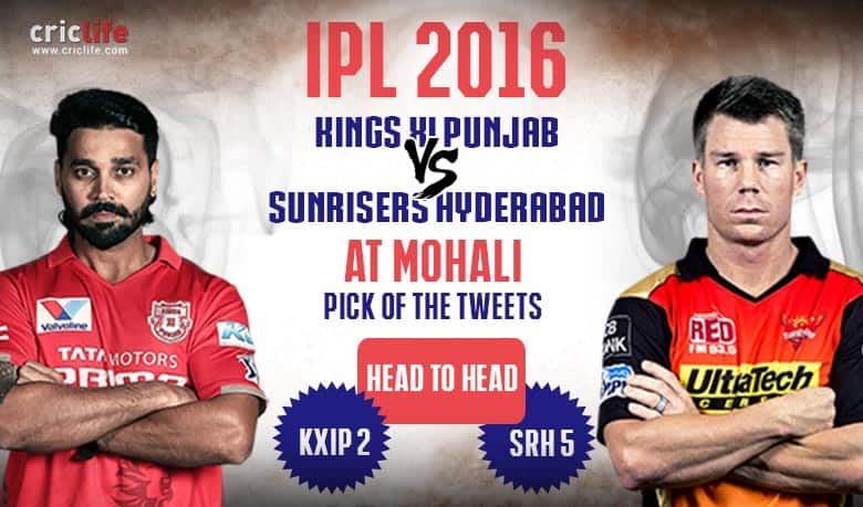 IPL 2016, Match 46, Pick of the tweets: Kings XI Punjab vs Sunrisers Hyderabad at Mohali