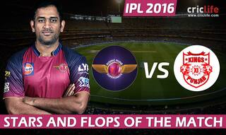 IPL 2016: Rising Pune Supergiants beat Kings XI Punjab by 4 wickets at Visakhapatnam, Stars and Flops