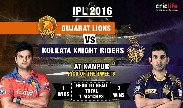 IPL 2016, Match 51, Pick of the tweets: Gujarat Lions vs Kolkata Knight Riders at Kanpur