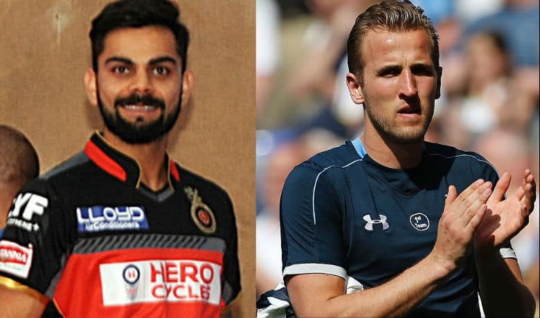 Virat Kohli has found a new fan in English football star Harry Kane