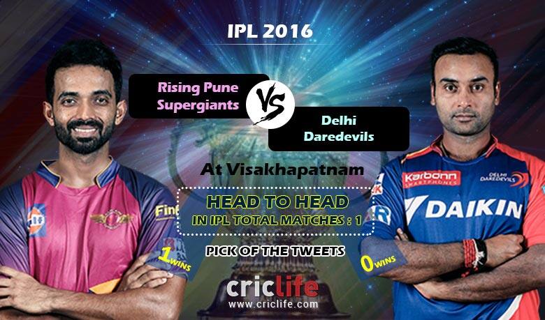 IPL 2016, Match 48, Pick of the tweets: Rising Pune Supergiants vs Delhi Daredevils at Visakhapatnam