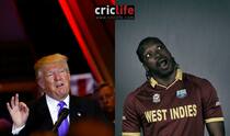 BREAKING NEWS: Donald Trump impressed with Chris Gayle, invites him to be running mate