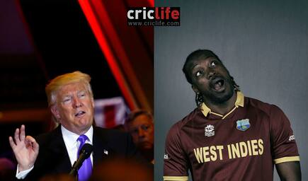 BREAKING NEWS: Donald Trump impressed with Chris Gayle, invites him to be running mate