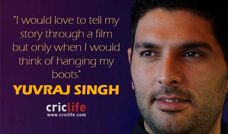 After Sachin Tendulkar and Mohammad Azharuddin, Yuvraj Singh too dreams of a biopic on his life