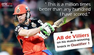 AB de Villiers rates his knock against Gujarat Lions higher than any hundred he has scored
