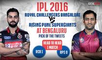 IPL 2016, Match 35, Pick of the tweets: Royal Challengers Bangalore vs Rising Pune Supergiants at Bangalore