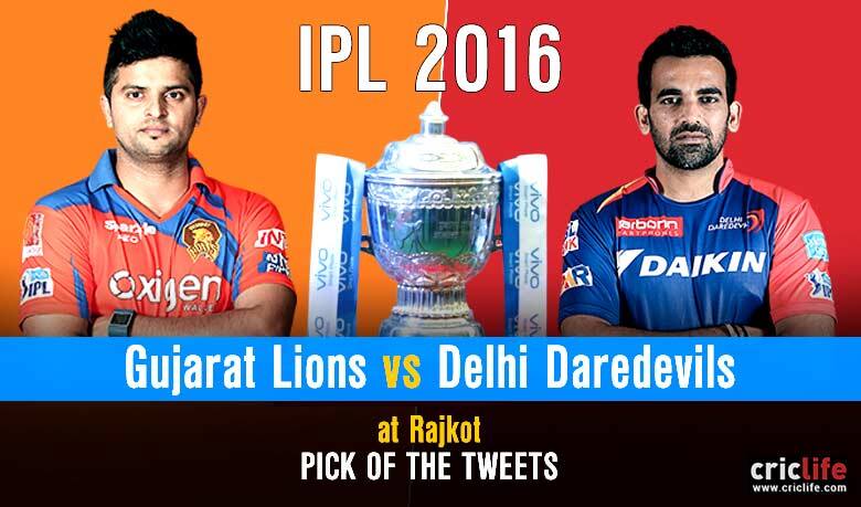 IPL 2016, Match 31, Pick of the tweets: Gujarat Lions vs Delhi Daredevils at Rajkot