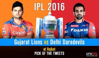 IPL 2016, Match 31, Pick of the tweets:  Gujarat Lions vs Delhi Daredevils at Rajkot
