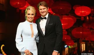Shane Watson and wife Lee Watson wish each other on their sixth marriage anniversary
