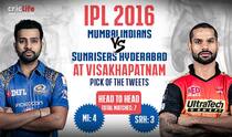 IPL 2016, Match 37, Pick of the tweets: Mumbai Indians vs Sunrisers Hyderabad at Visakhapatnam