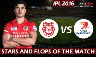 IPL 2016: Kings XI Punjab beat Delhi Daredevils by 9 runs, Stars and Flops